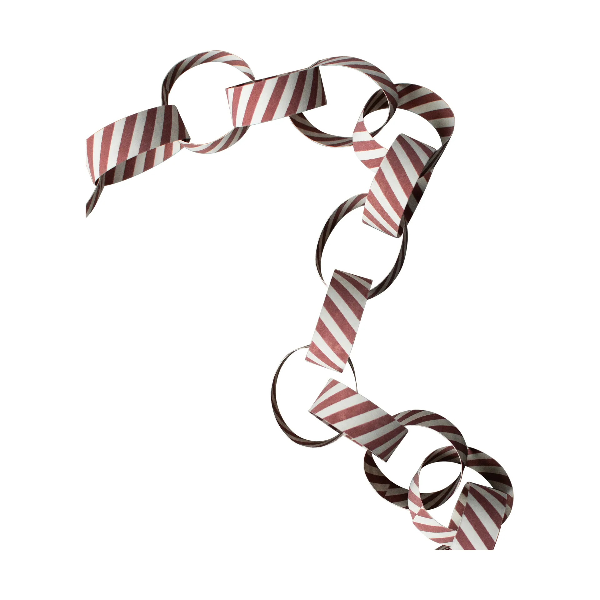 Garland striped garland, 红色-白色 DBKD