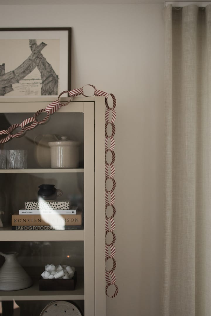 Garland striped garland, 红色-白色 DBKD