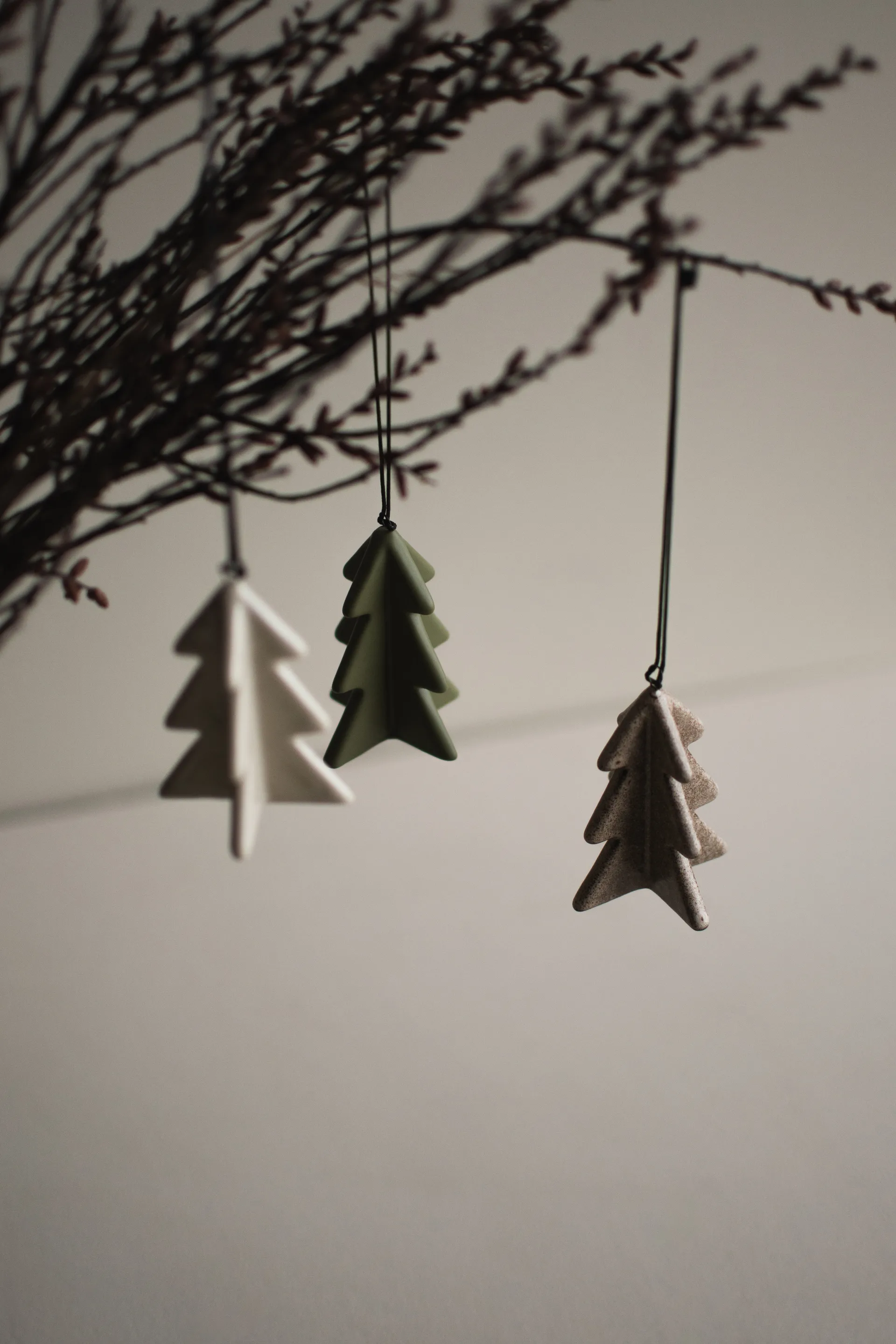 Hanging winter tree 7 cm, 绿色 DBKD