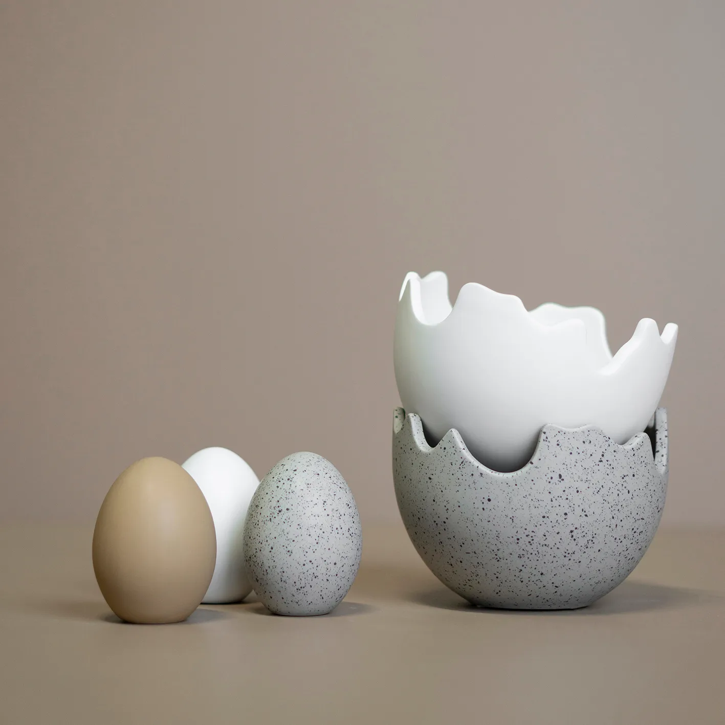 Happy Easter 碗 egg shell 大,  DBKD