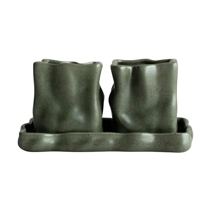 Herb pot, 套装 of 3 - Moss - DBKD