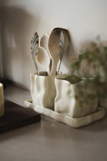 Herb pot, 套装 of 3 - 奶油色 - DBKD