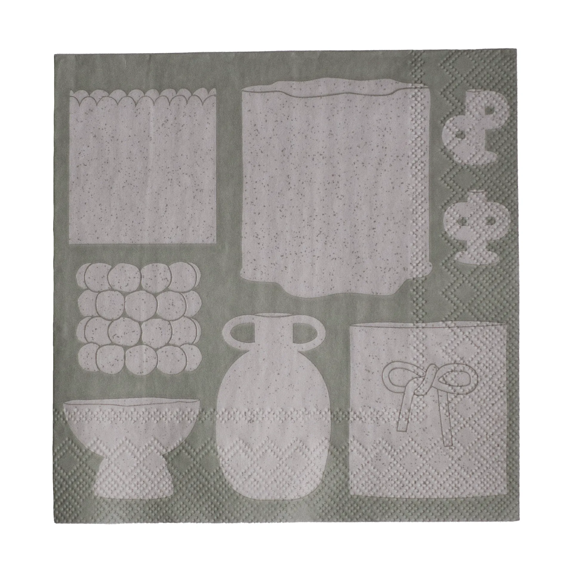 Illustration paper 餐巾纸 33x33 cm 20件装, 米色 DBKD