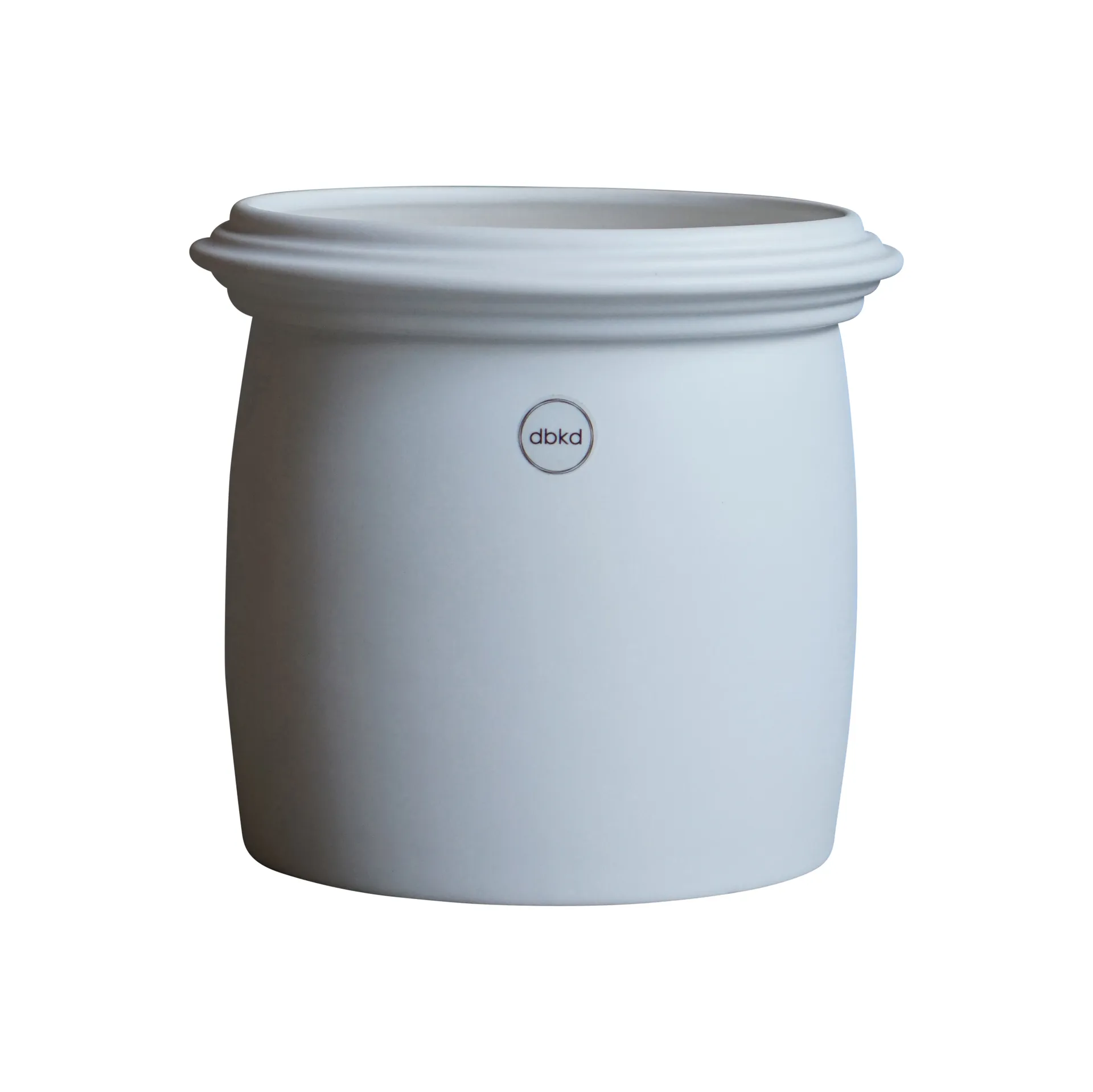 Kruset 花盆  matte white, small DBKD