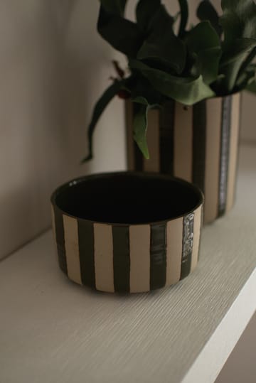 Line 装饰碗 Ø16 cm - Stripe 绿色 - DBKD