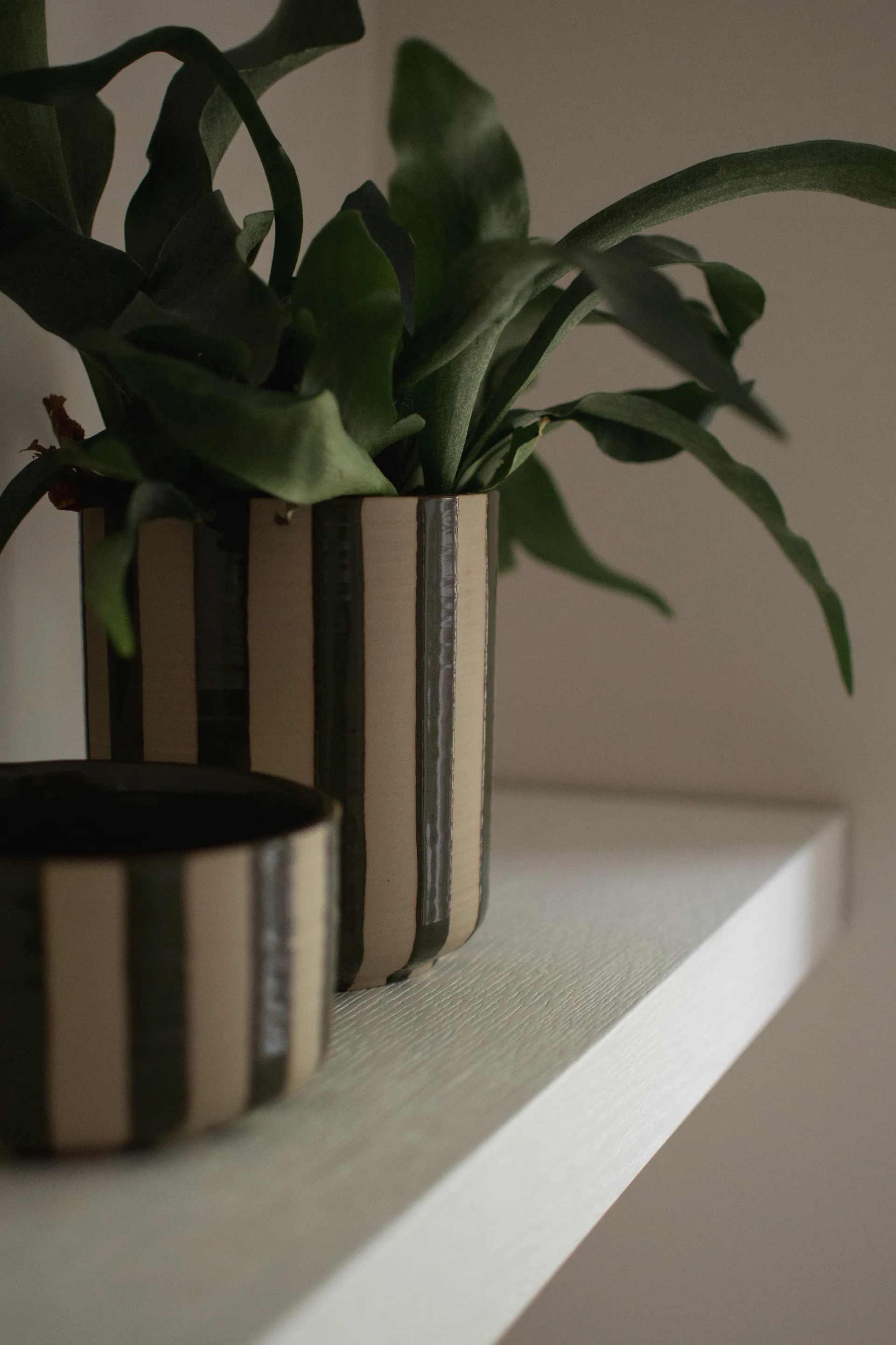 Line pot Ø14x16 cm, Stripe 绿色 DBKD