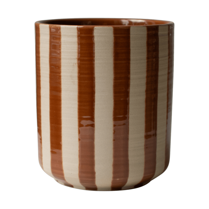 Line pot Ø14x16 cm - Stripe 牛轧糖棕色 - DBKD