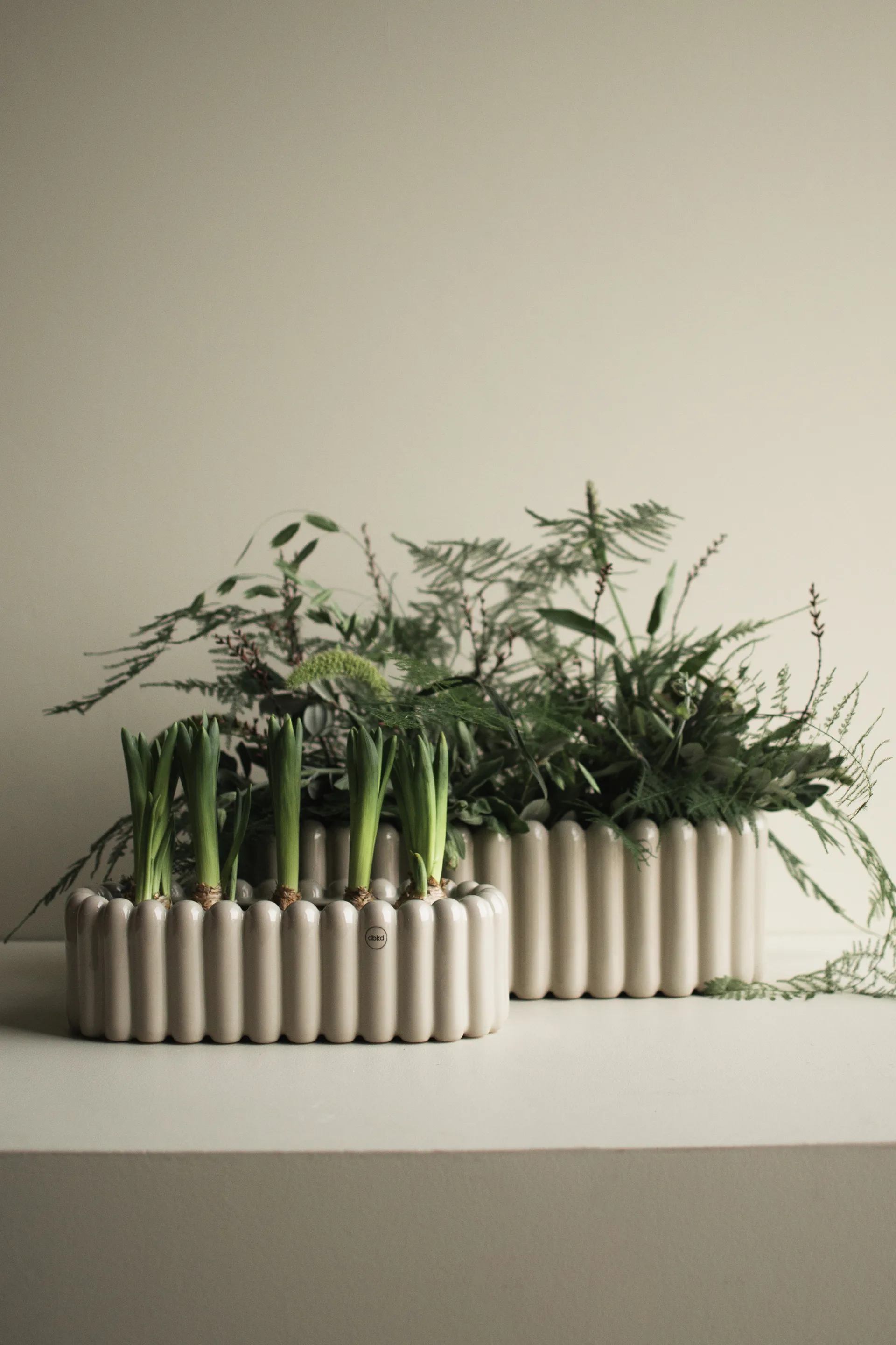 Mist 花盆 oval 小 35 cm, Shiny mole DBKD