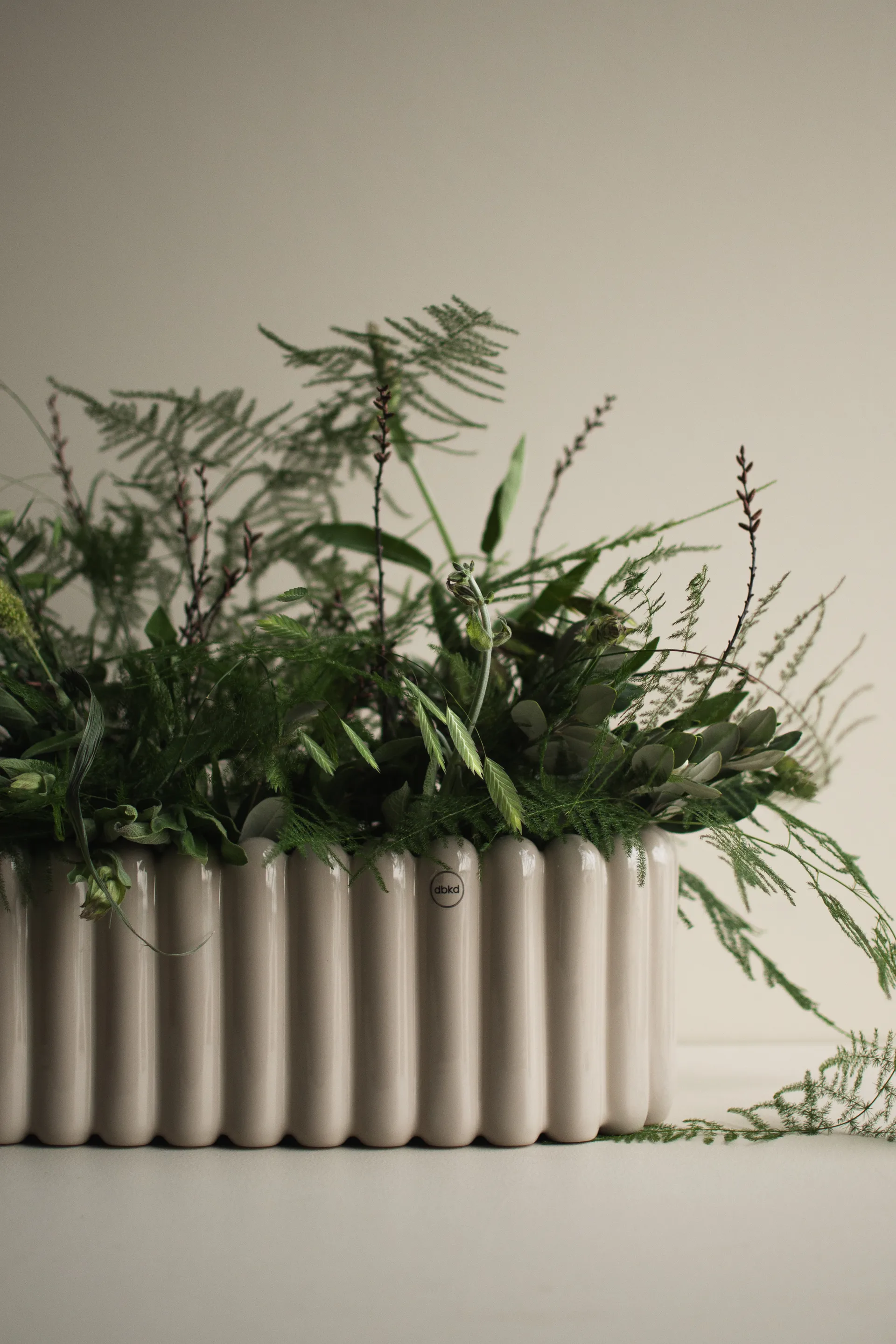 Mist 花盆 oval, Shiny mole DBKD