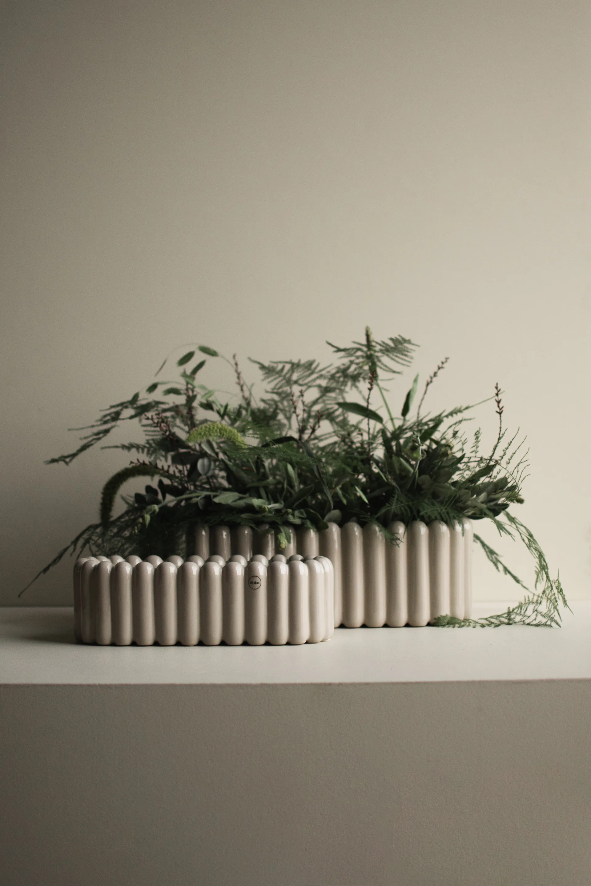 Mist 花盆 oval, Shiny mole DBKD