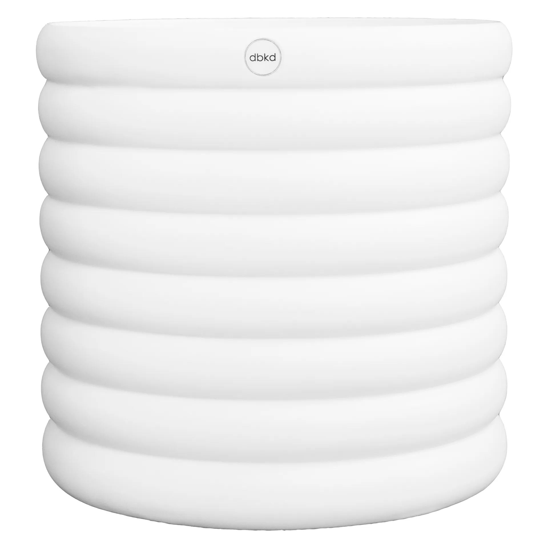 Mud 花盆  white, XL. Ø 27 cm DBKD