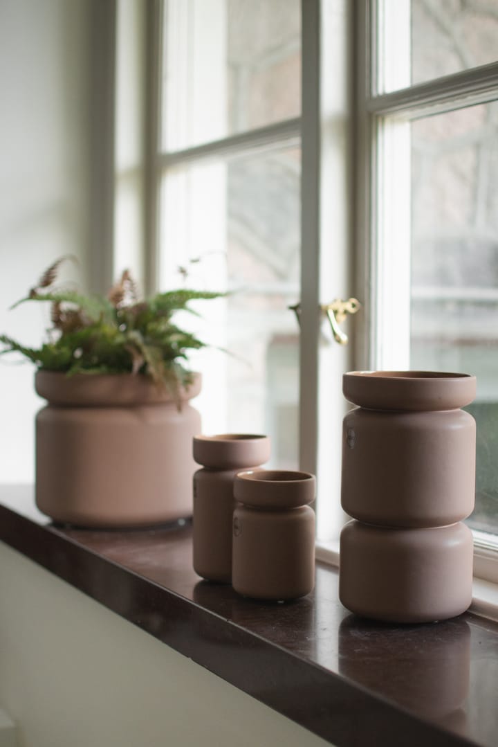 Neck pot, 牛轧糖棕色, Ø12x22.5 cm DBKD