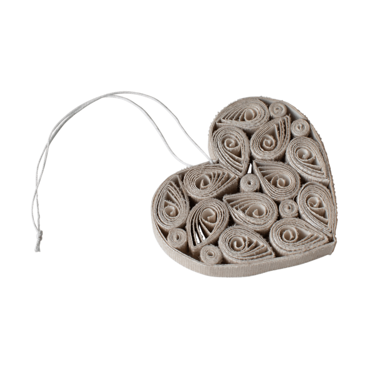 Paper heart 8 cm - 奶油色 - DBKD
