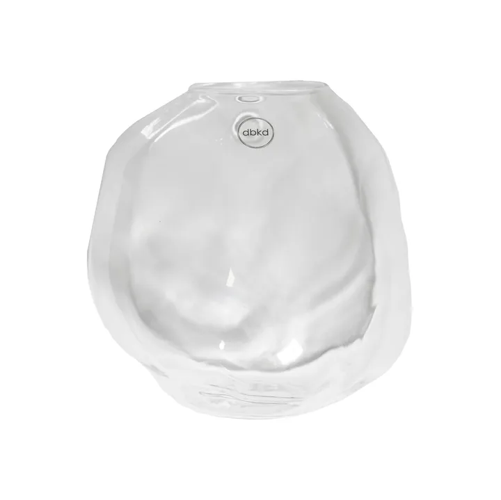Pebble 挂墙式花瓶 透明 - 小号_直径15cm - DBKD