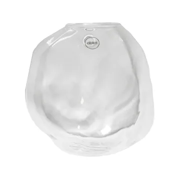 Pebble 挂墙式花瓶 透明 - 大号_直径18cm - DBKD