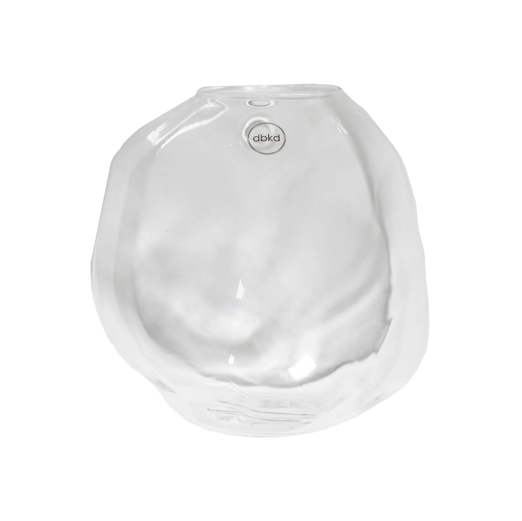 Pebble wall-hung 花瓶 clear, small Ø15 cm DBKD