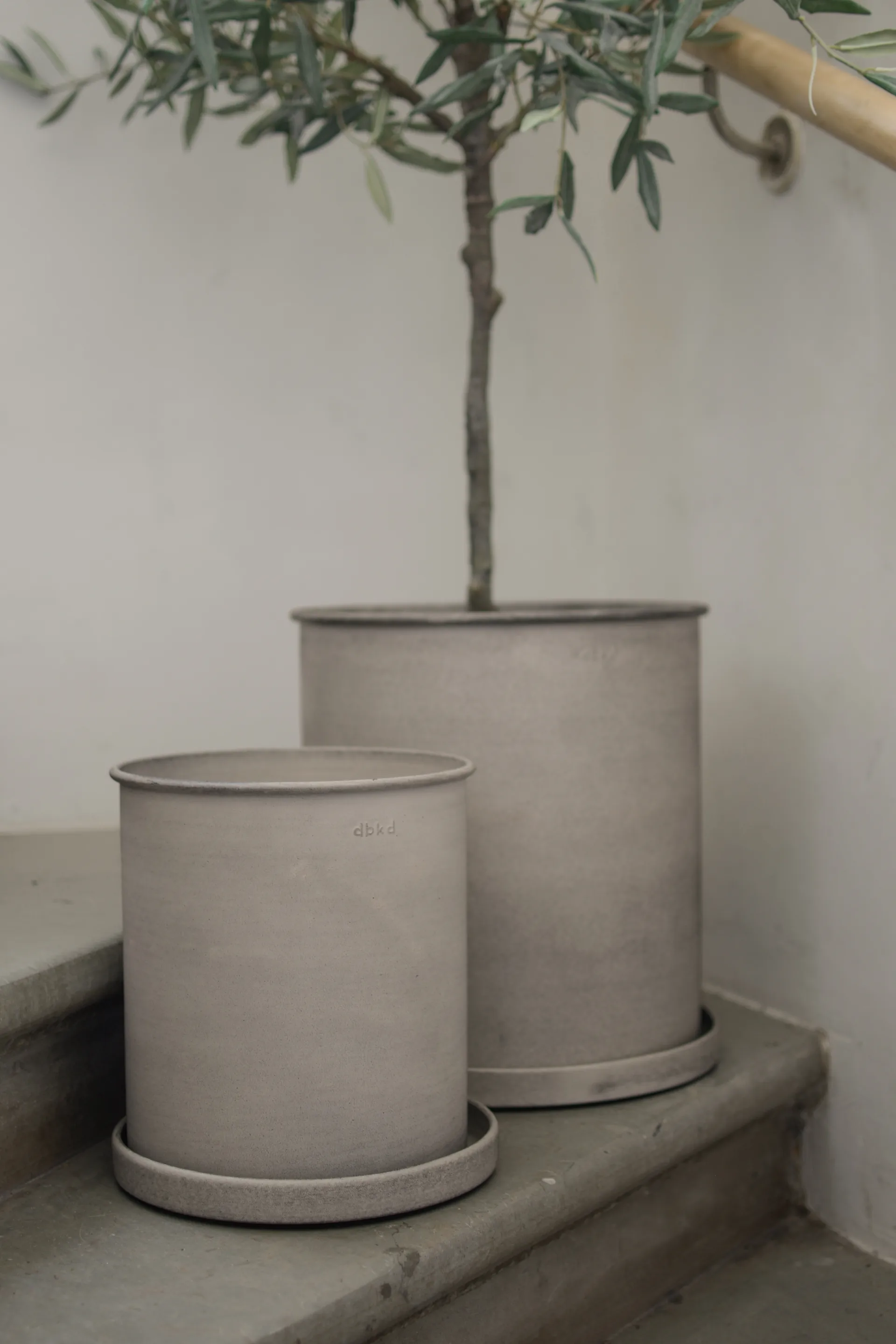 Plant 大花盆 2件装, 米色 DBKD
