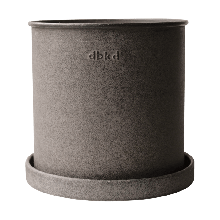 Plant pot 小 两件套装, 褐色 DBKD