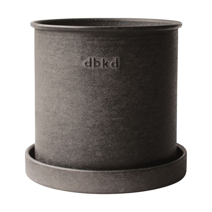 Plant pot 小 两件套装, 褐色 DBKD