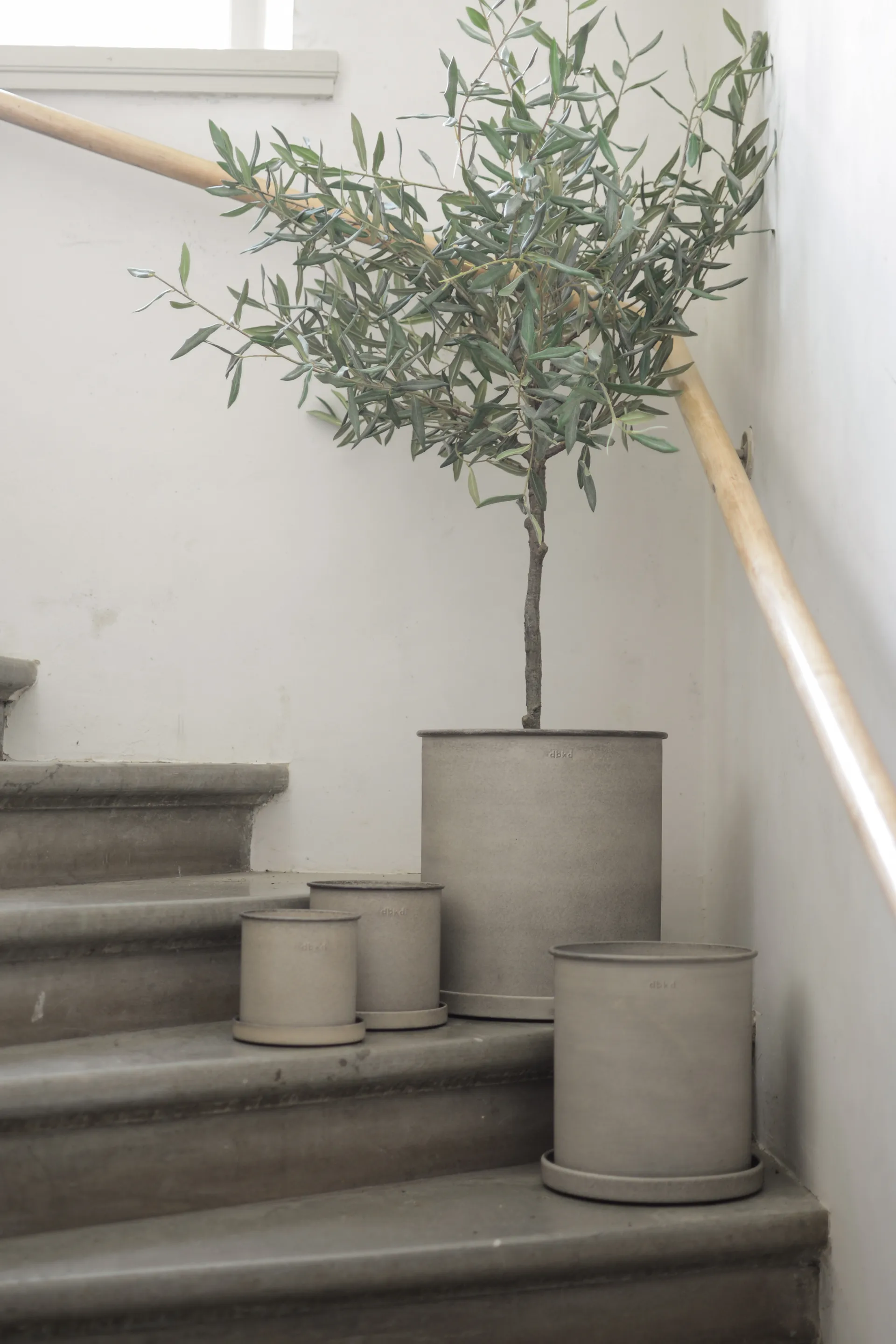 Plant pot 小 两件套装, 米色 DBKD