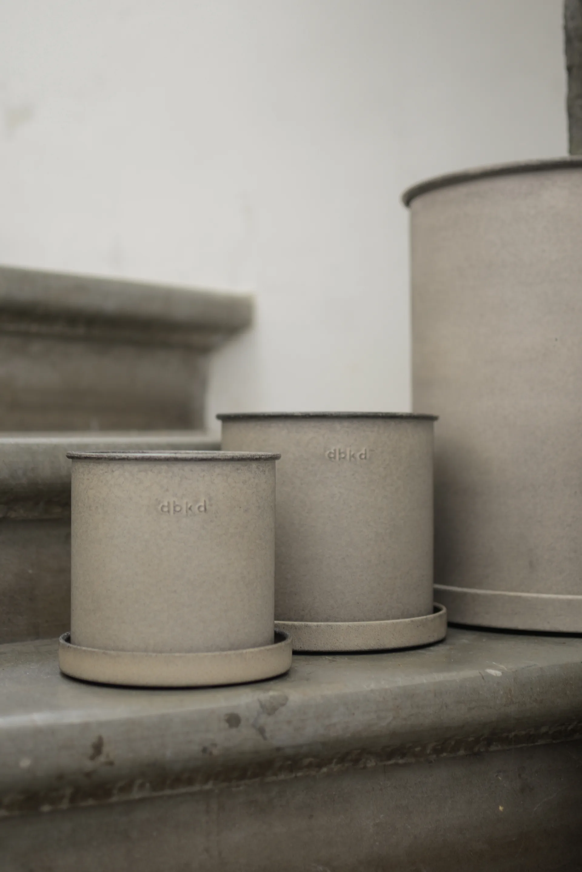Plant pot 小 两件套装, 米色 DBKD