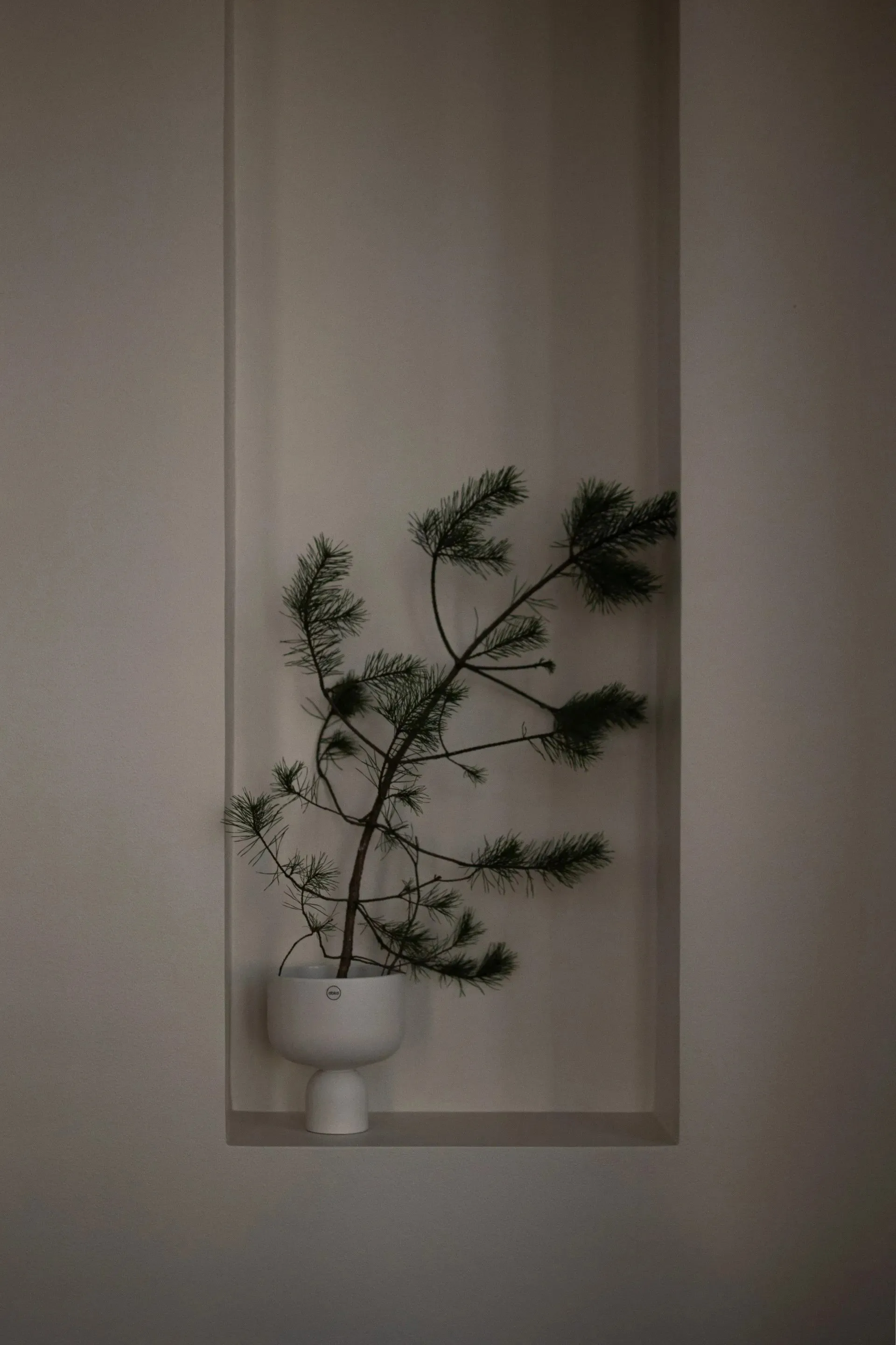 Post 花盆 Ø18cm, 白色 DBKD