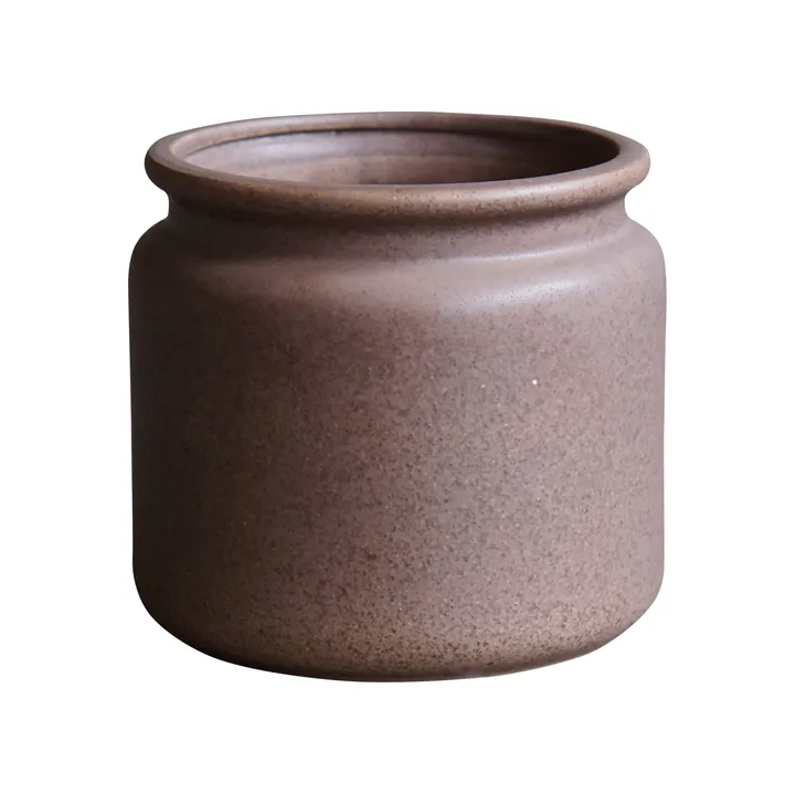 Pure 棕色花盆 - 中号_Ø22cm - DBKD