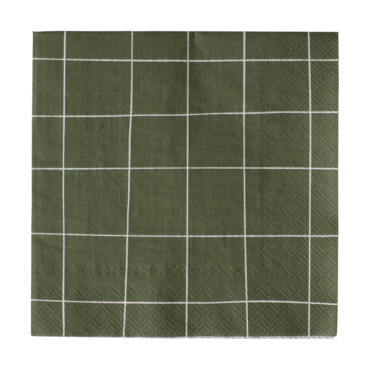 Square paper 餐巾纸 33x33 cm 20件装 - 绿色 - DBKD