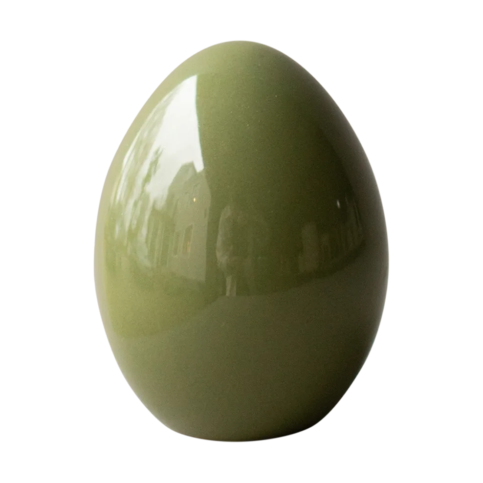 Standing Egg 复活节装饰, 绿色 DBKD