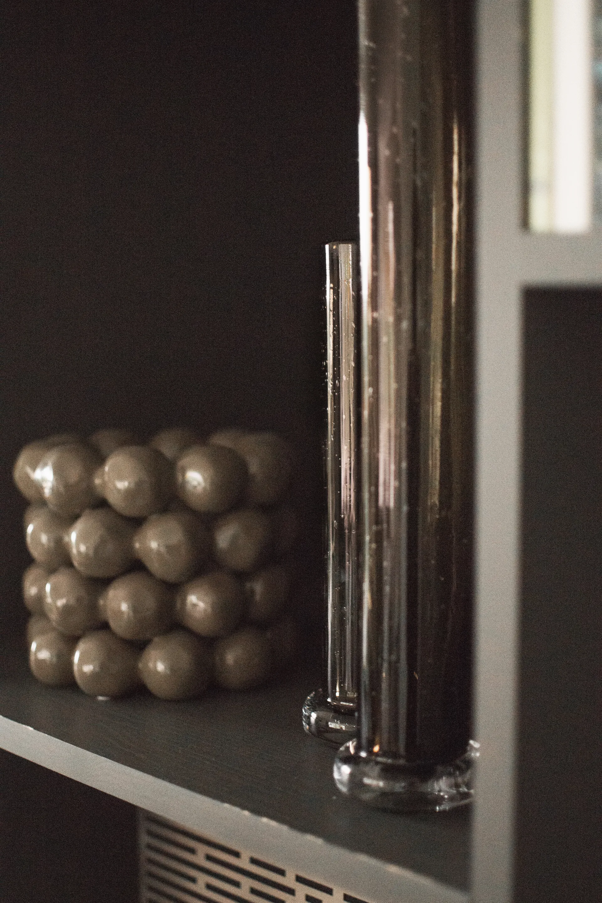 Tall 花瓶, 褐色, 25 cm DBKD