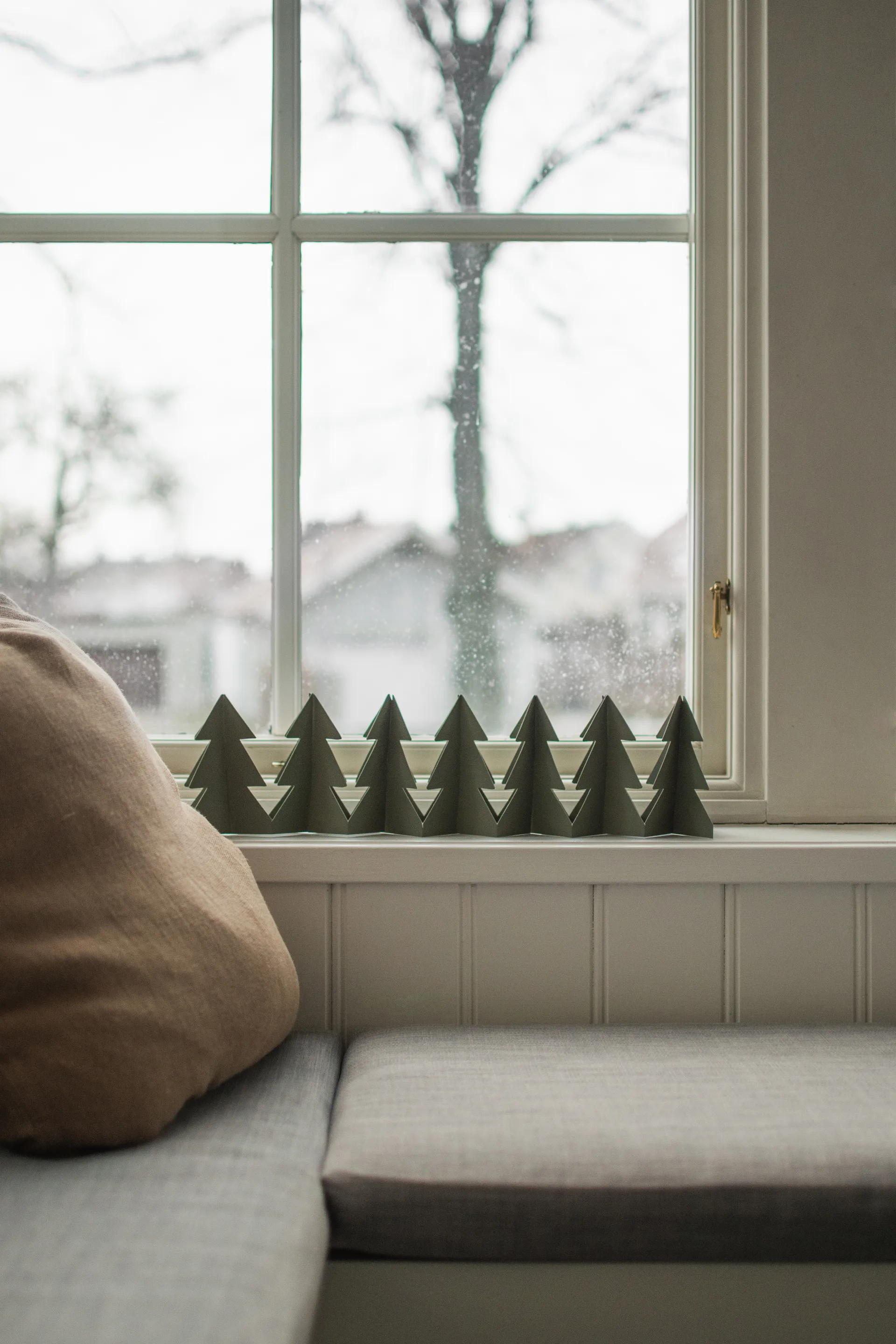 Tree in a row 装饰 60 cm, 绿色 DBKD