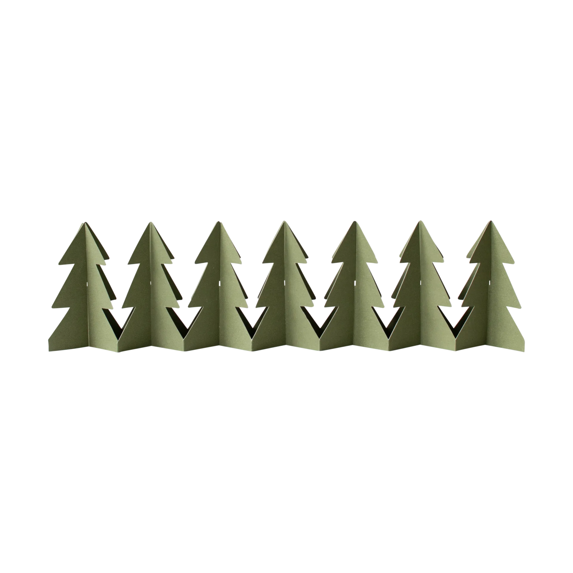Tree in a row 装饰, 绿色, 7x60 cm DBKD