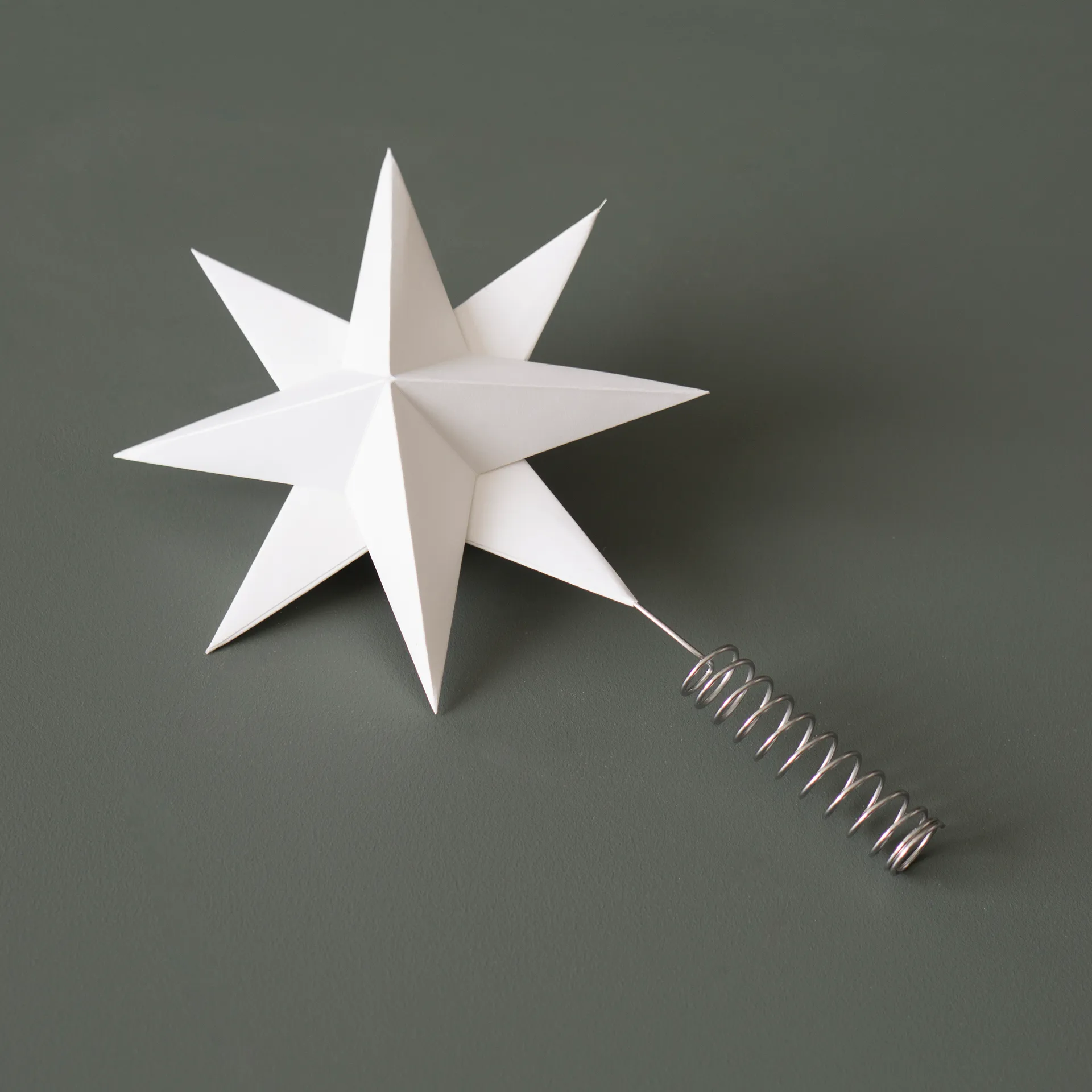 Tree topper star Christmas tree star, 白色 DBKD