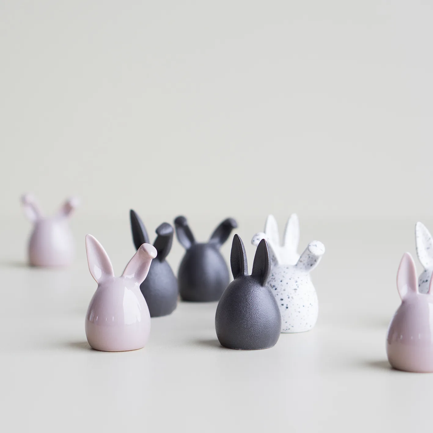 Triplets easter rabbit 三件套装, cast iron DBKD
