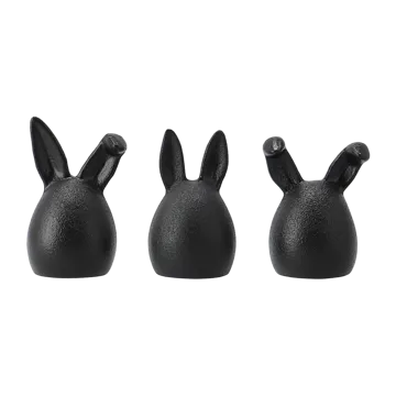 Triplets easter rabbit 三件套装 - cast iron - DBKD