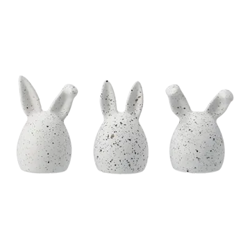 Triplets easter rabbit 三件套装 - 白色 dot - DBKD