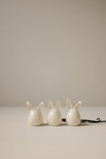 Triplets easter rabbit 三件套装 - 香草色/淡奶油色 - DBKD