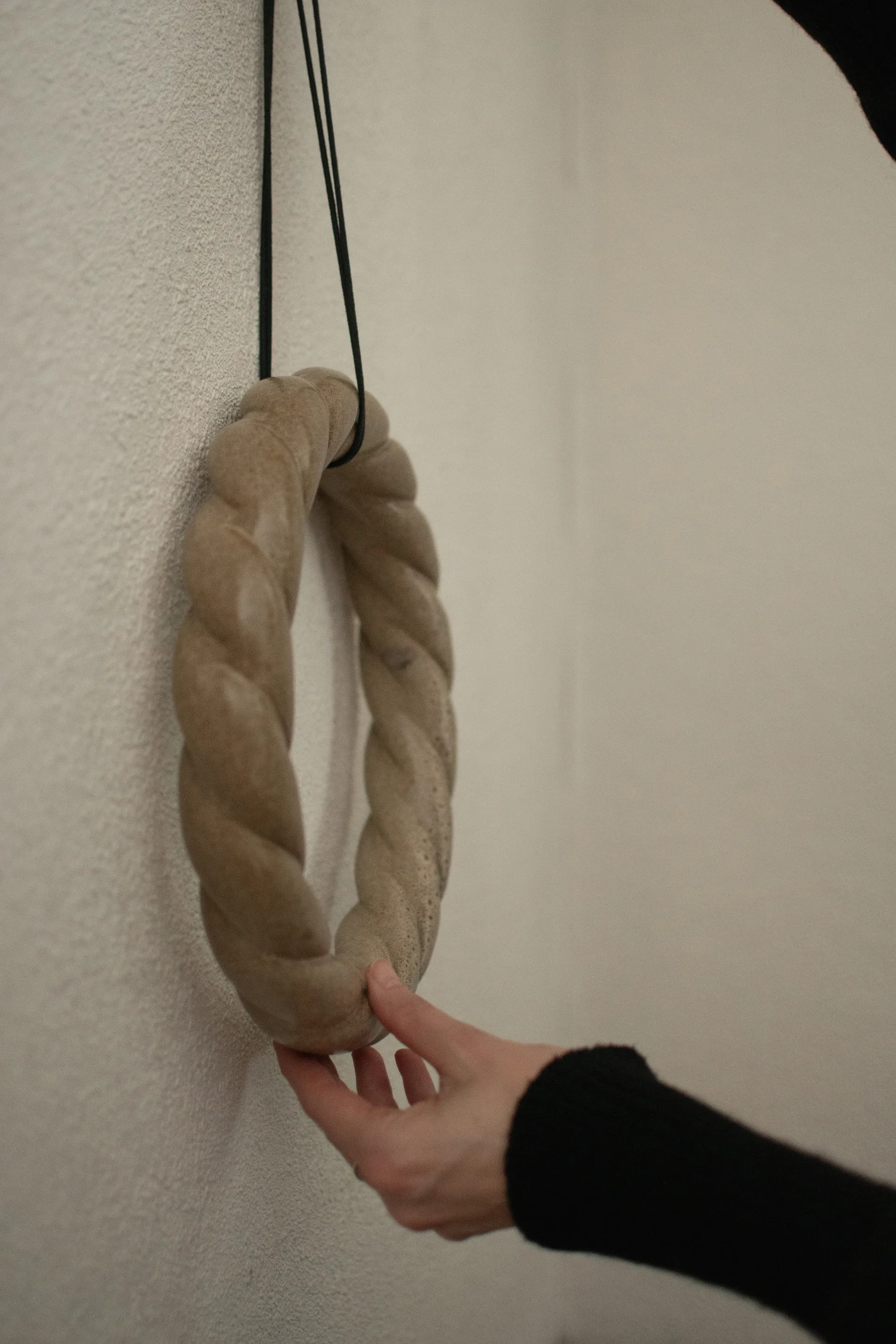 Twine wreath Ø27 cm, 米色 DBKD