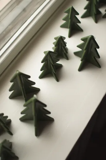 Winter tree 装饰 - 绿色, 8 cm - DBKD