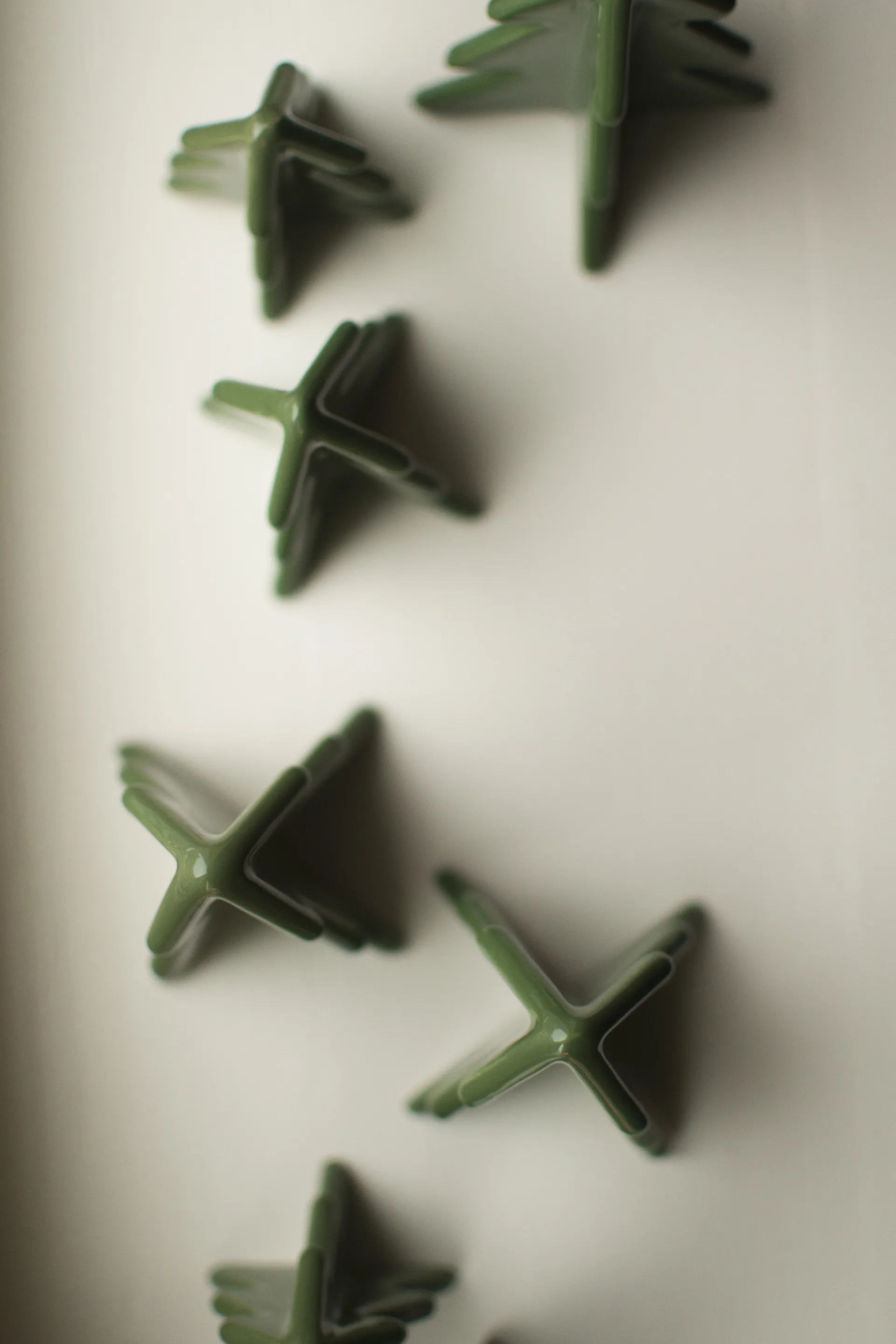 Winter tree 装饰, 绿色, 8 cm DBKD