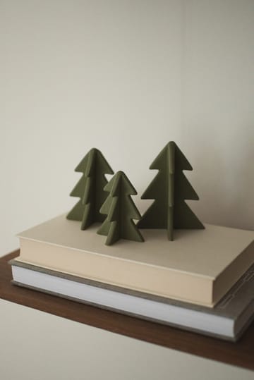 Winter tree 装饰 - 绿色, 9.5 cm - DBKD