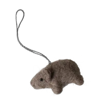 悬挂小猪装饰挂钩 - 米色 - DBKD