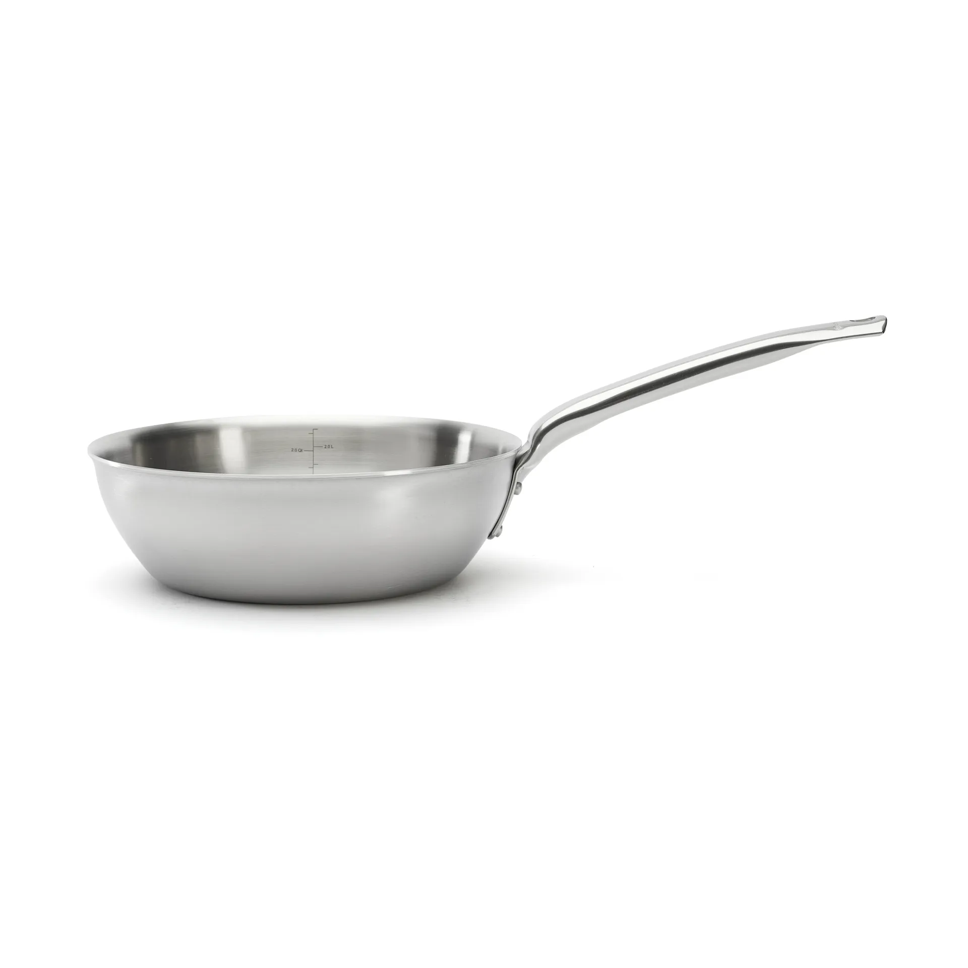 Alchimy 不锈钢圆边煎炒锅, Ø24cm De Buyer