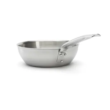 Alchimy 不锈钢圆边煎炒锅 - Ø24cm - De Buyer