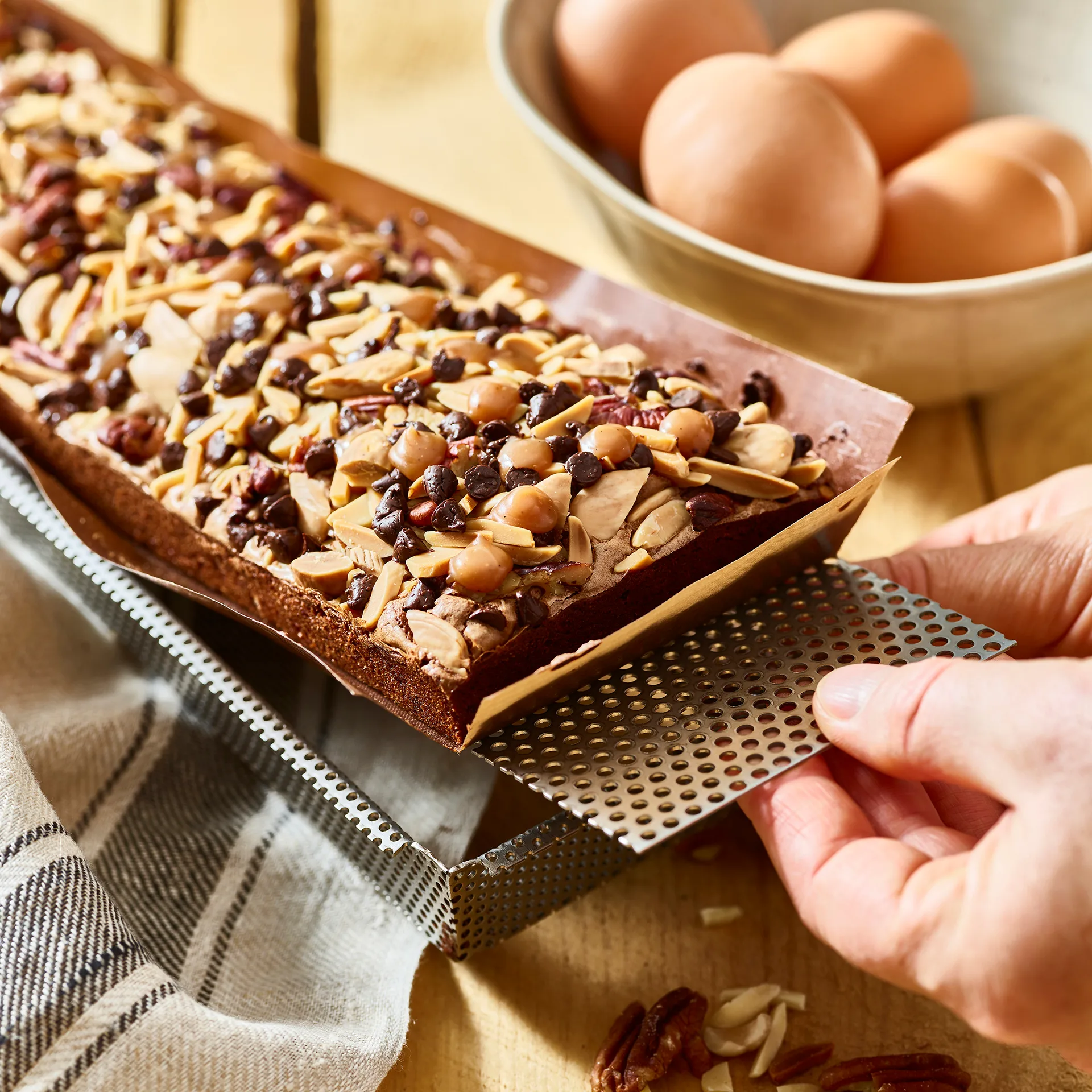 Baking 托盘 with removable base, 10.5x35 cm De Buyer