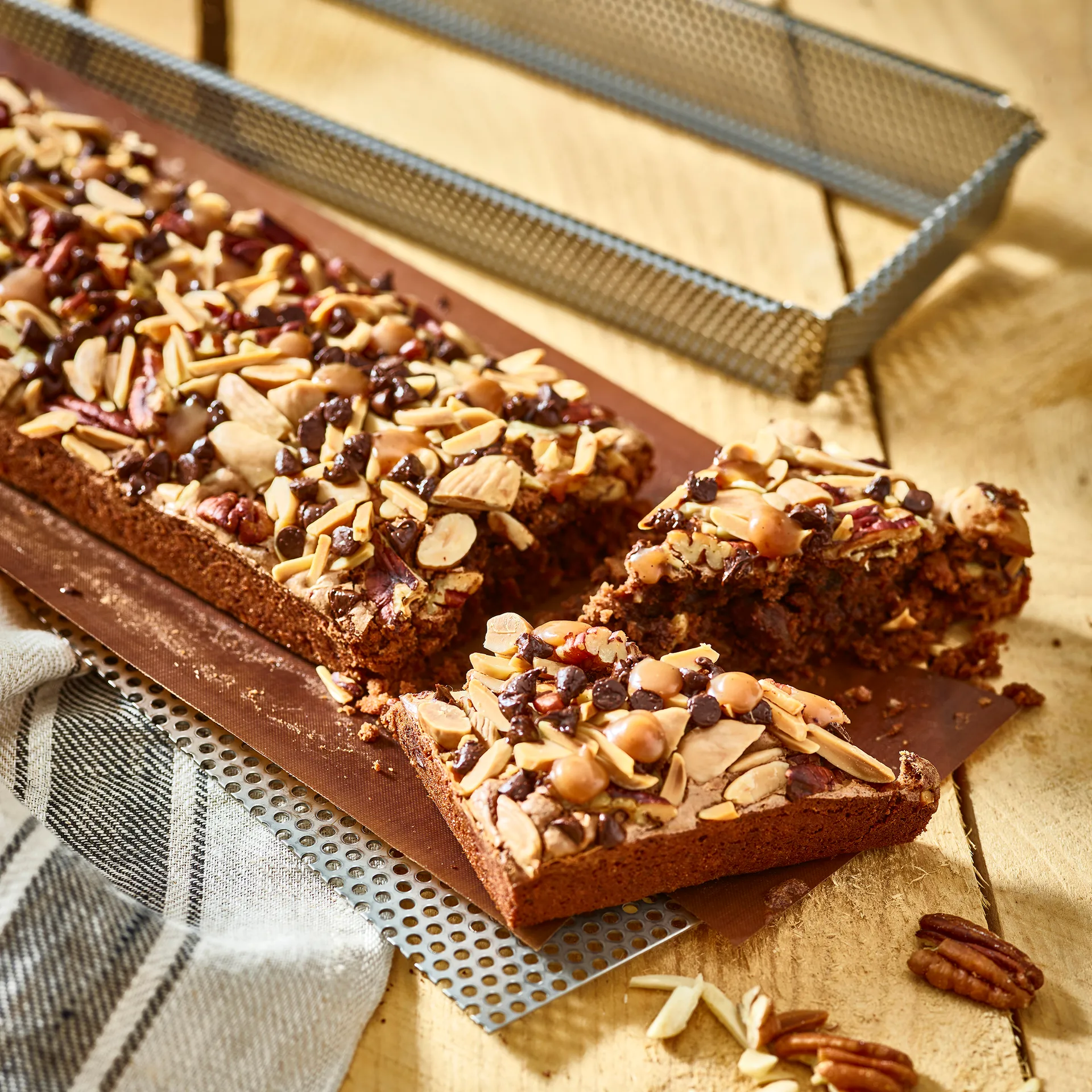 Baking 托盘 with removable base, 10.5x35 cm De Buyer
