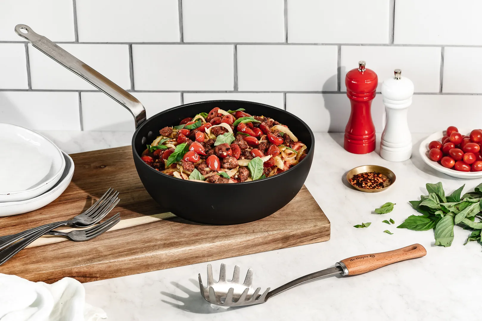 Choc Intense sauté pan, 24 cm De Buyer