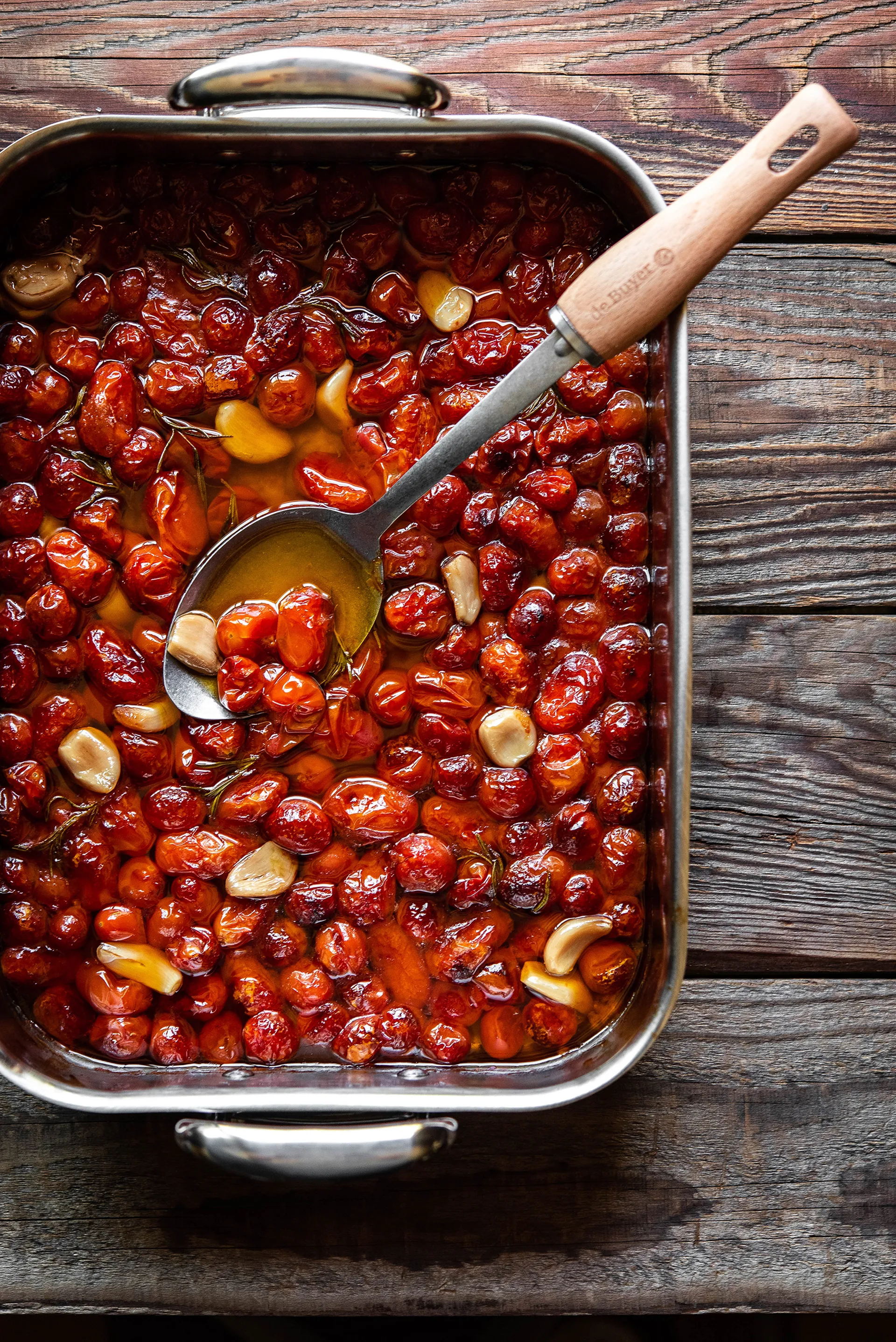De Buyer B Bois serving 勺子 with wooden handle, 不锈钢 De Buyer