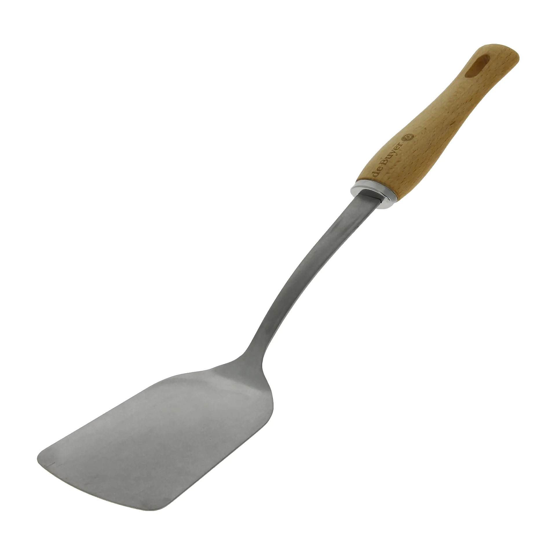 De Buyer B Bois spatula with wooden handle, 不锈钢 De Buyer