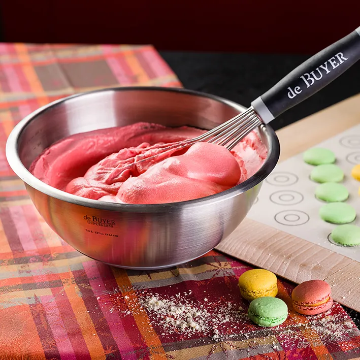 De Buyer 搅拌碗 with silicone base, 1 l De Buyer